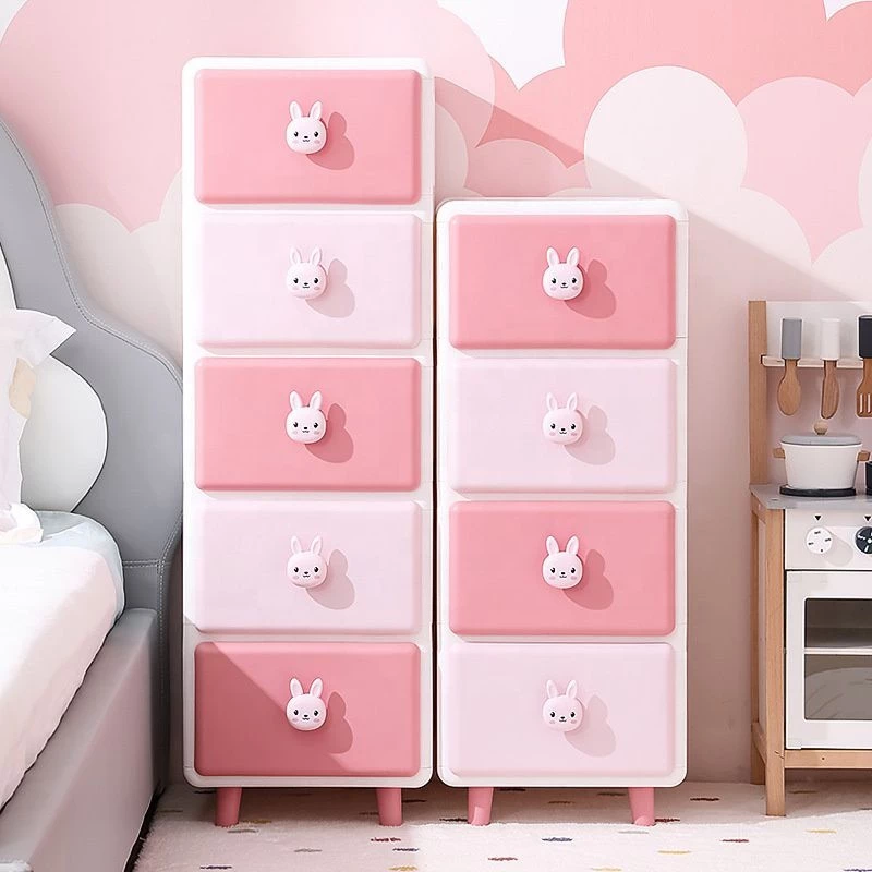🚛Hỏa Tốc🚛Thỏ/gấu tủ quần áo trẻ em 35cm tủ nhựa đựng quần áo 3-6 Tầng tủ đựng đồ cho bé sơ sinh/tủ nhựa duy tân