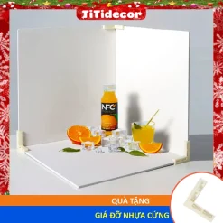 Phông Nền Chụp Ảnh Trắng 60x60cm TiTi Decor, Background, Phông Chụp Hình Sản Phẩm, Decor góc chụp ảnh