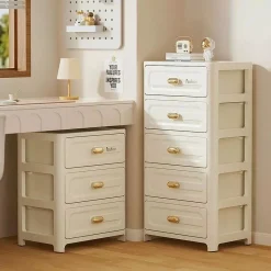 🌸Tp.HCM🌸35cm tủ nhựa đựng quần áo Cao/dày tủ quần áo mini Màu trắng/Màu xám tủ quần áo trẻ em/tủ nhựa duy tân