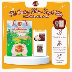 Chè Dưỡng Nhan 14 Vị 500gr Có Hoa Mộc [Mua Gói Lớn 500gr Tặng Kèm 1 Túi Táo Trái+1 Túi Tuyết Yến+1 Túi Hạt Chia ]