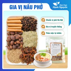 Gia vị nấu phở đã rang thơm, kèm túi lọc, gia vị phở bò truyền thống thơm ngon, đậm vị