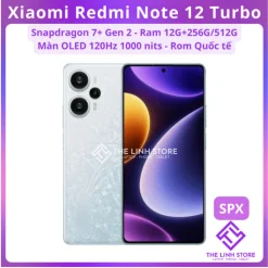 Điện thoại Xiaomi Redmi Note 12 Turbo (SPX) - Snapdragon 7+ Gen 2