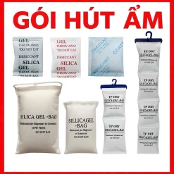 5kg Gói hút ẩm Silica Gel - Chống Ẩm, Siêu Khô, Bảo vệ hàng hóa/ Thực phẩm/ Quần Áo/...