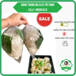 1KG bánh tráng rìa phơi sương dẻo mềm loại ngon Tây Ninh SHIP HỎA TỐC đồ ăn vặt KO KÈM MUỐI