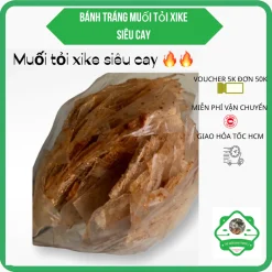 Bánh tráng muối tỏi phi xike thơm ngon cực siêu phẩm đặc sản Tây Ninh !