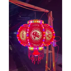 Đèn Lồng Điện Xoay 360 Độ , Cầu Điện 3D Trang Trí Tết , Decor Tết , Bao Lỗi 1 Đổi 1 Cho Khách