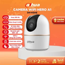Camera IP Wifi Dahua Trong Nhà Hero A1 H3AE/H4AE/H5AE Quay 360 Độ Đàm Thoại 2 Chiều Và Cảnh Báo Âm Thanh
