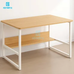 Bàn làm việc KT 1m Bàn học tập, tháo lắp dễ dàng chân sắt sơn tĩnh điện chắc chắn lắp ráp dễ dàng