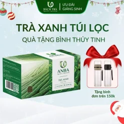 Trà Xanh Túi Lọc ANBA | Vị Thanh Dịu – Ấm Bụng Mùa Đông | Giảm Căng Thẳng – Tăng Tập Trung | Hộp 25 Túi
