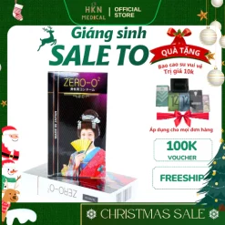 Bao cao su Siêu mỏng Zero 02 - 12 cái - Hàng Nhập khẩu Nhật 100%%