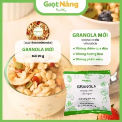 [Quà Tặng Không Bán] Granola Giọt Nắng Mới 20g Ngon Giòn Không Chiên Từ Nông Sản Giọt Nắng