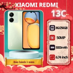 Xiaomi Redmi 13C | Giá Rẻ Bất Ngờ - Ram 8GB, Bộ Nhớ 256GB Siêu Khủng | Pin 5000mAh Cả Ngày | Máy FullBox Bảo hàng 12 TH