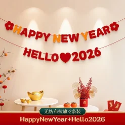 Dây Treo Trang Trí Tết Happy New Year Nhiều Mẫu Và Combo Tùy Chọn - Trang Trí Tết