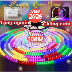 100M Dây Led Nháy Đuổi CHIP 2835 Dây led trang trí tết dây led trang trí ngoài trời Tặng kèm nguồn