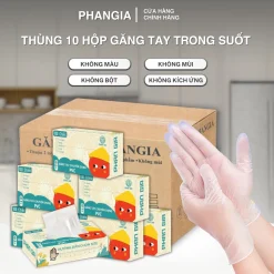 GĂNG TAY, BAO TAY CAO SU CHUYÊN DỤNG PHA GIA, KHÔNG MÀU,KHÔNG MÙI,KHÔNG BỘT, ĐB :KHÔNG GÂY KÍCH ỨNG
