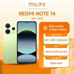 [Livestream] Điện Thoại Xiaomi Redmi Note 14 6GB 128GB Chính Hãng BH 18 Tháng