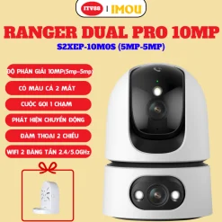 [MỚI] CAMERA IMOU 2 MẮT TRONG NHÀ IMOU RANGER DUAL PRO 10MP/6MP - S2XEP-10M0S/6M0S I CHÍNH HÃNG