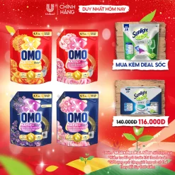 Nước giặt OMO Matic Hương Nước Hoa Comfort 4.1KG (túi)