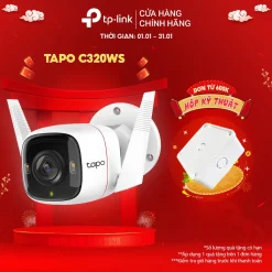 [Độ Phân Giải 2K, Nhìn Đêm, Chống Nước] - TP-Link Tapo C310 / C320WS / C120 | Có App Điều Khiển | 6.000+ Lượt Bán
