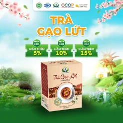 Hộp 30 Túi Lọc Trà Gạo Lứt Mix Nhiều Gạo Lứt, Hoa Nhài, Cỏ Ngọt, vừng đen, Đậu Đen, Đậu Đỏ, Lá Nếp