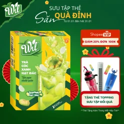 [TẶNG THẺ TOPPING] Trà cóc xanh hạt đác Wil trà hòa tan topping cóc xanh hạt đác tươi chua ngọt 170g