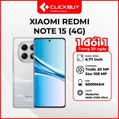 Điện thoại Xiaomi Redmi Note 15 (4G) 6GB 128GB Chính Hãng