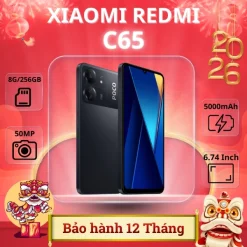 Điện thoại XIAOMI POCO C65 8GB/256GB CHÍNH HÃNG Có NFC - Máy Mới Full Box Nguyên Seal Bảo Hành 1 Năm