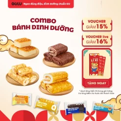 Bánh Da Trứng Cuộn Kem Tươi Chà Bông GULU FOODS