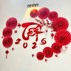 Set decor Tết 2026, trang trí tết khung cảnh mã đáo thành công, đồ trang trí tết,nhà cửa,quán caphe,khu vui chơi