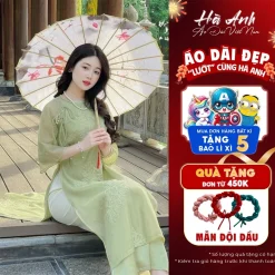 ÁO THÊU TƠ QUỲNH - SANG TRỌNG & THANH LỊCH - ÁO DÀI HÀ ANH