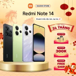 Điện Thoại Xiaomi Redmi Note 14 6/128GB - 8/128GB - 8/256GB Quốc Tế - Bảo hành 24 Tháng